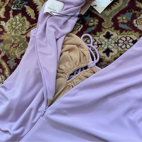 Cinq a Sept Janis Midi Dress Sz 6 - Picture 4 of 10